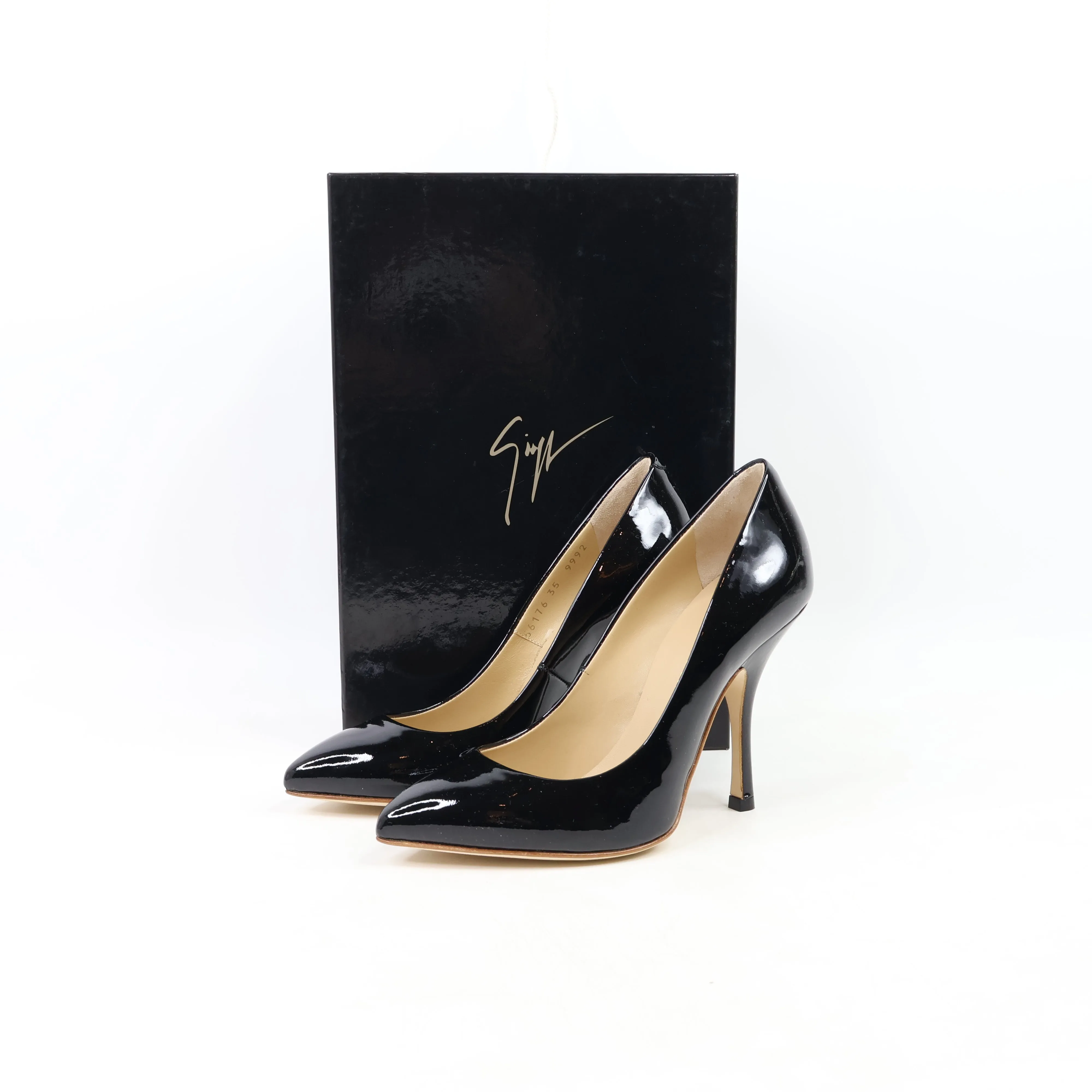 Giuseppe Zanotti Patent Pumps Black 35