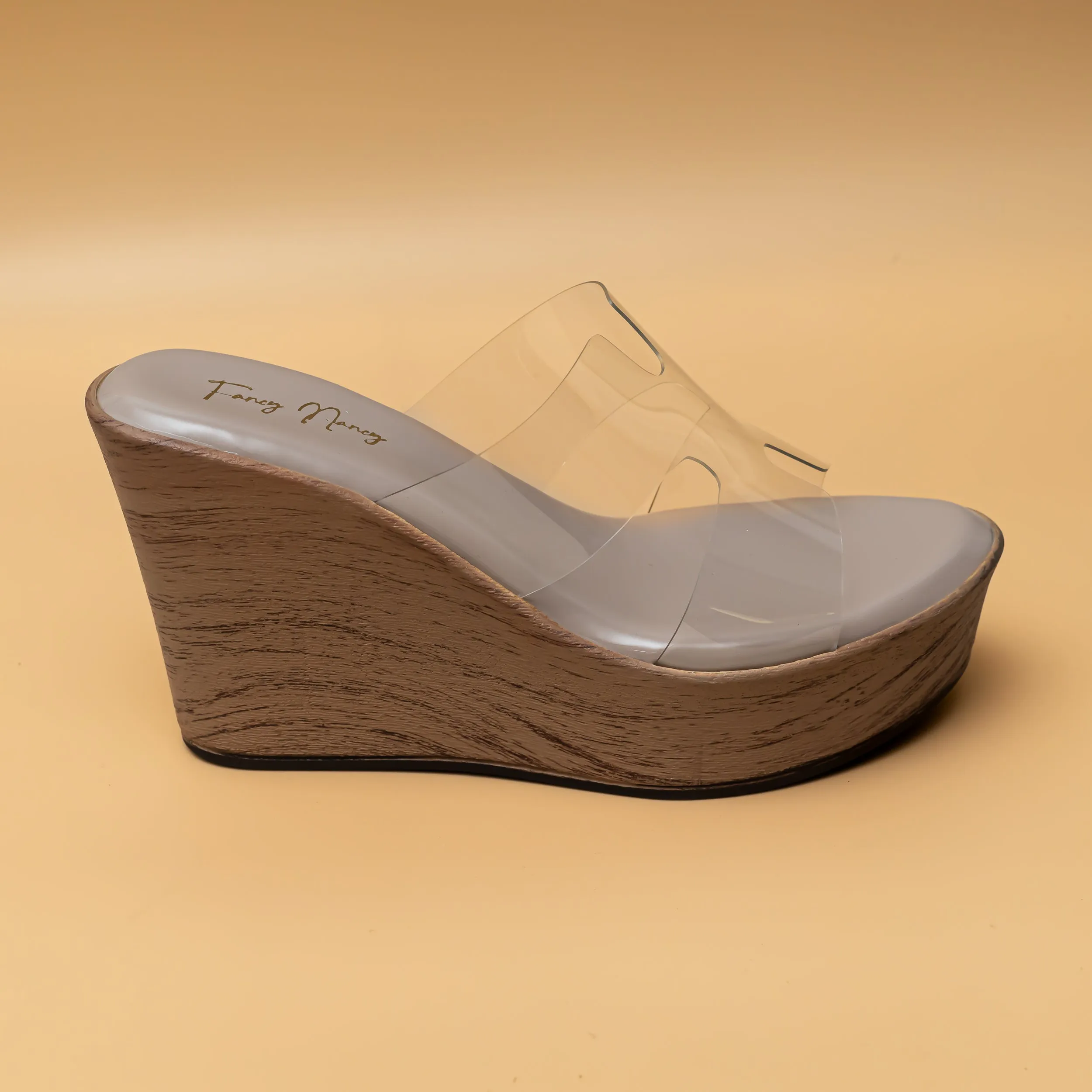 H Style Transy Wedges - Beige