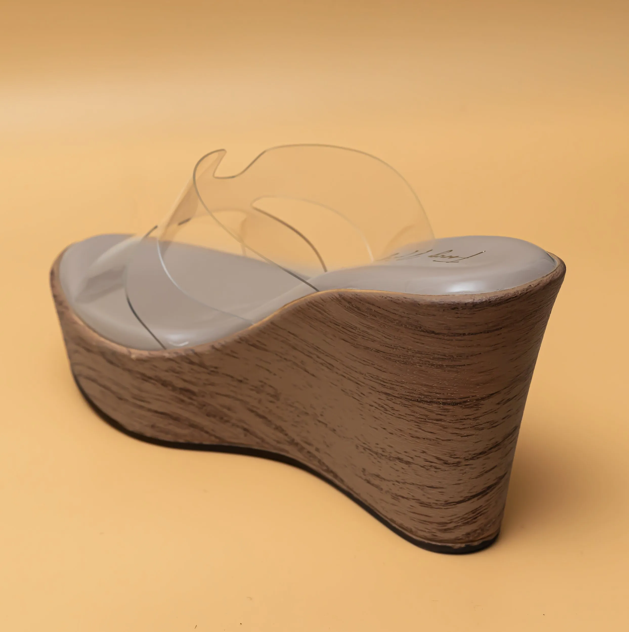 H Style Transy Wedges - Beige