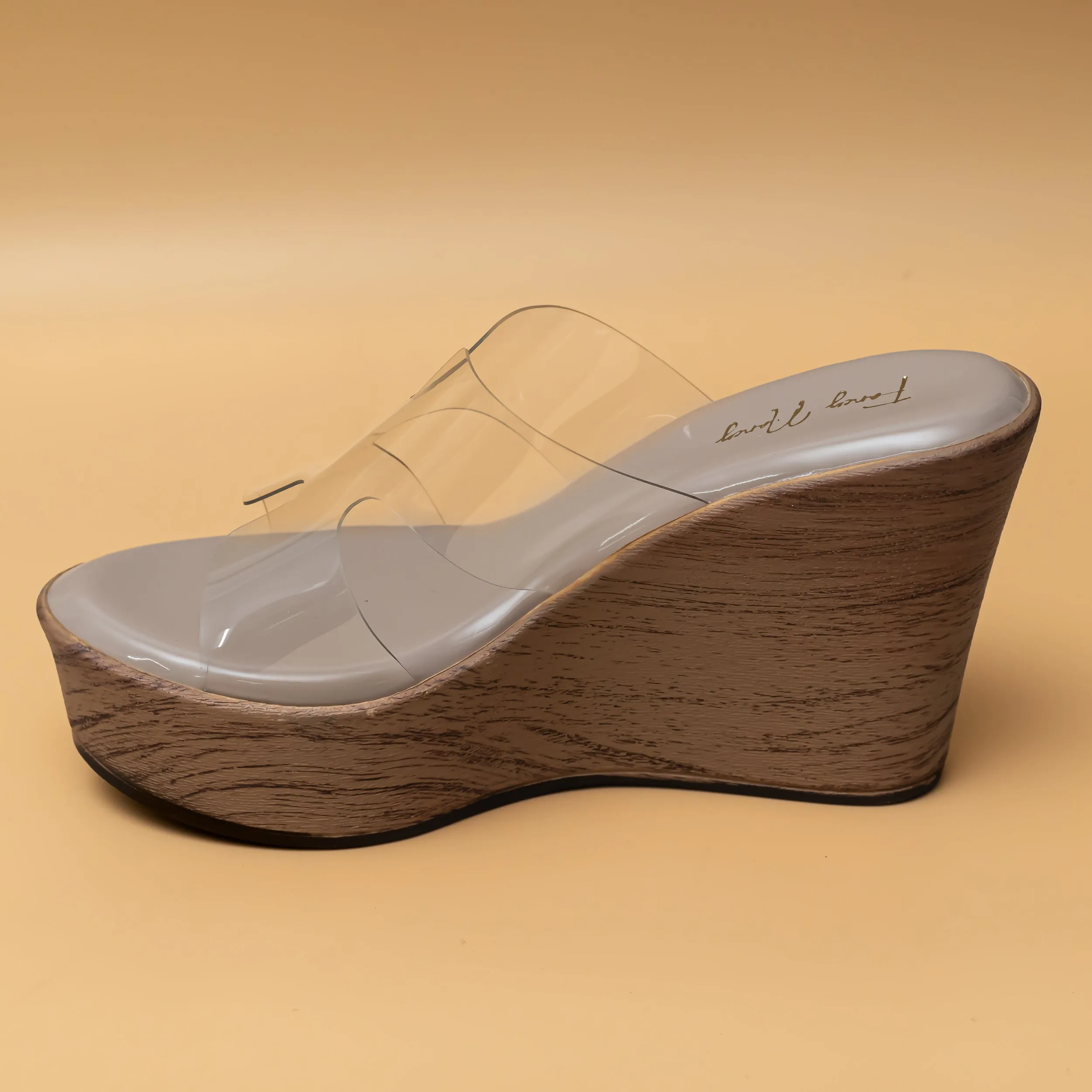 H Style Transy Wedges - Beige