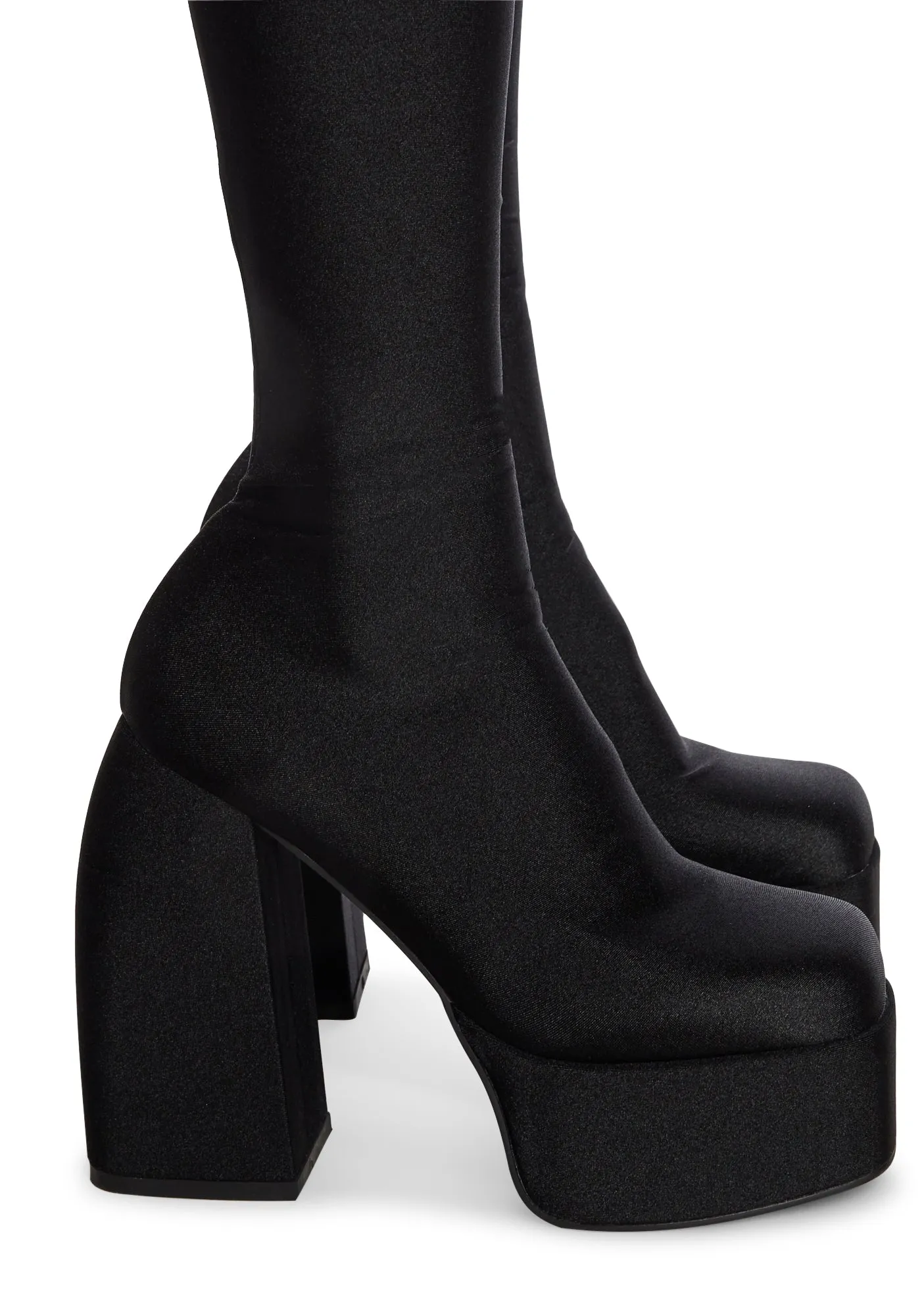 Heyhey Platform Pant Boots - Black