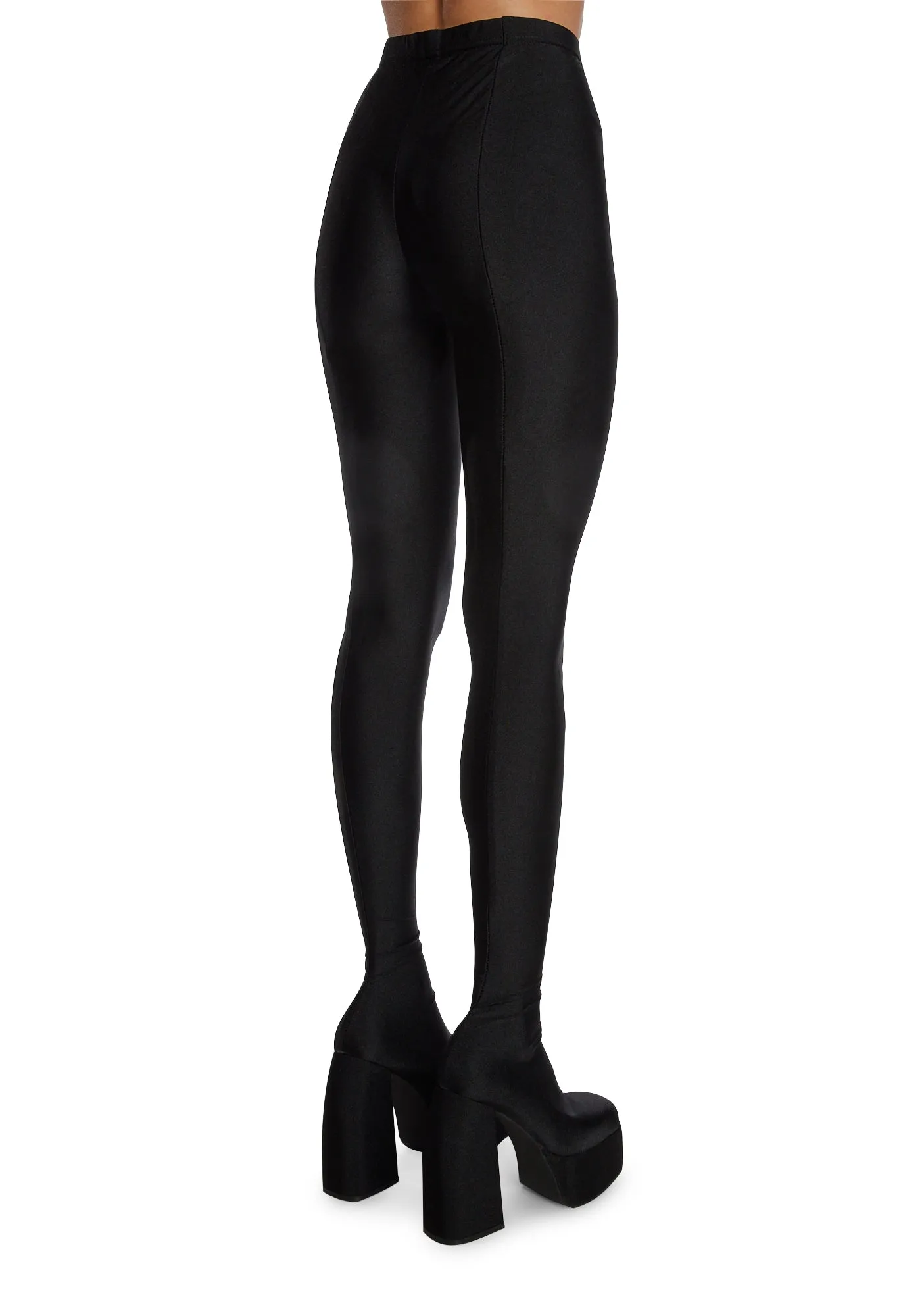 Heyhey Platform Pant Boots - Black