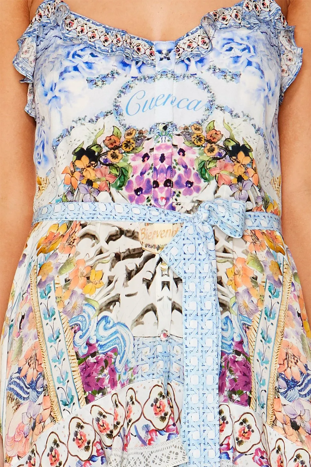 HIGH LOW BUTTON DOWN DRESS GIRL NEXT DOOR