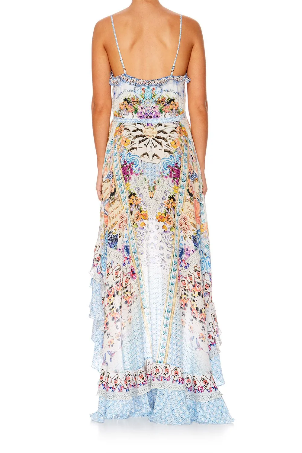 HIGH LOW BUTTON DOWN DRESS GIRL NEXT DOOR