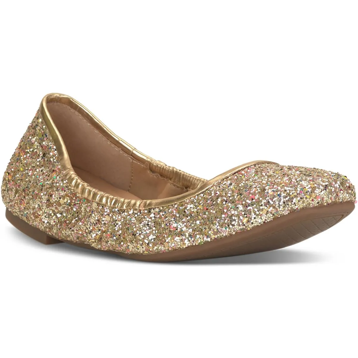 Jessica Simpson Womens Sandaze Slip-on Square toe Ballet Flats