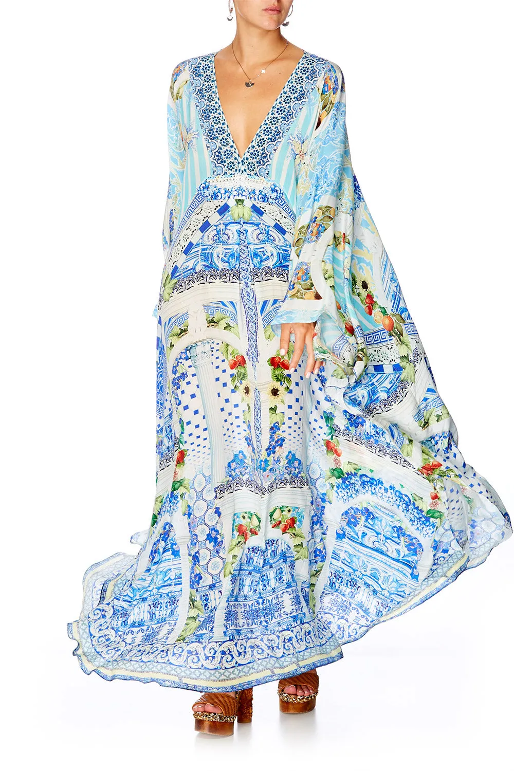 LONG KAFTAN WITH WAIST TAB A NIGHT TO REMEMBER