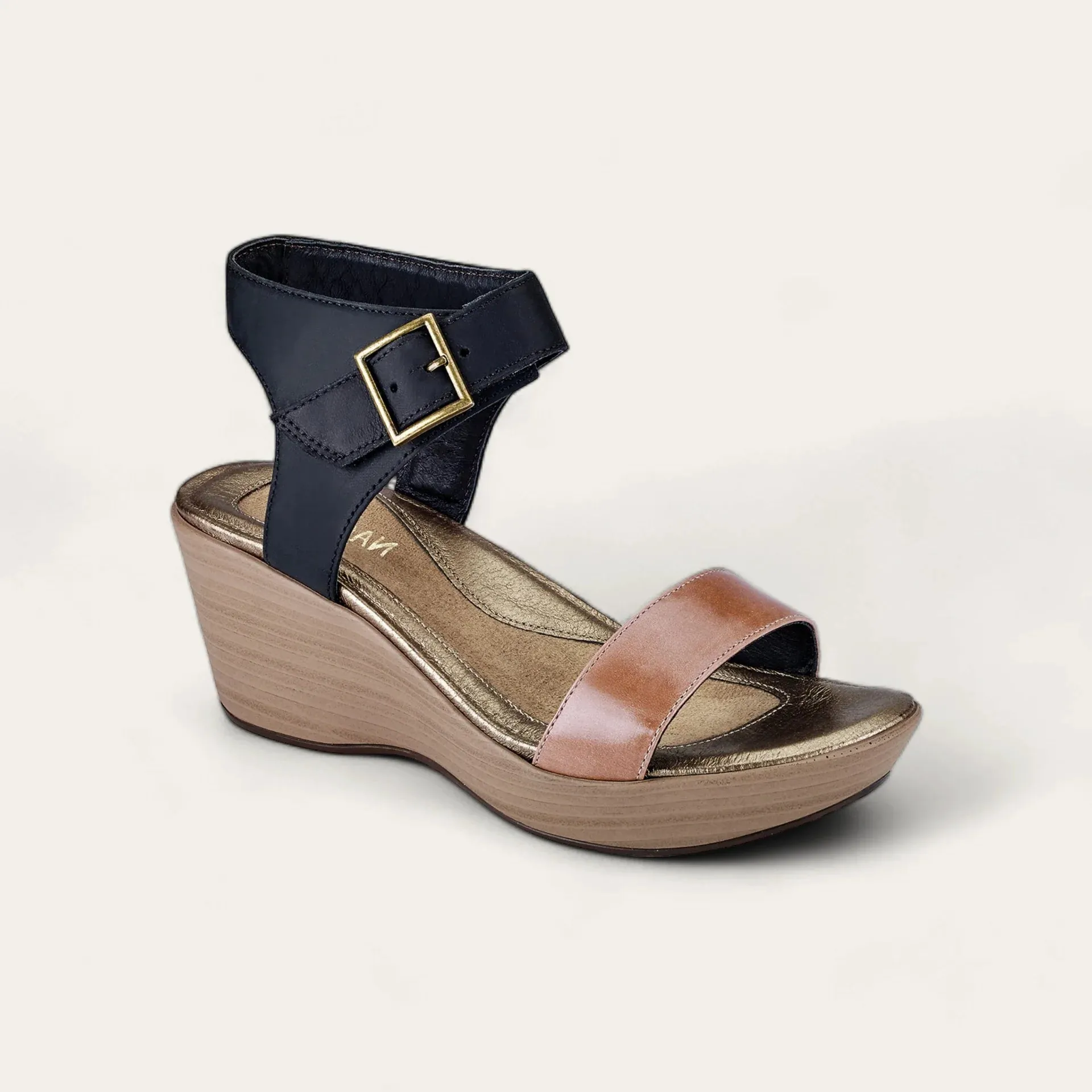 NAOT - CAPRICE - SIZE 39 - ARIZONA TAN/OILY COAL NUBUCK