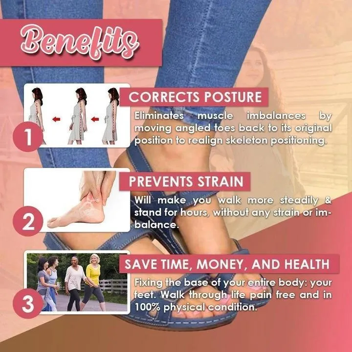 Premium orthopedic open-toed sandals