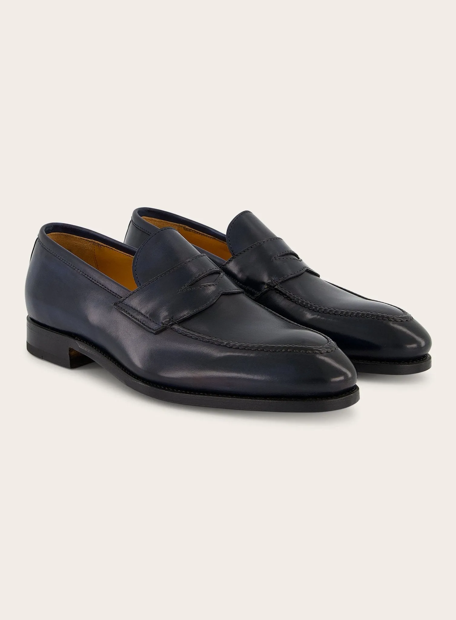 Principe penny loafers van leer