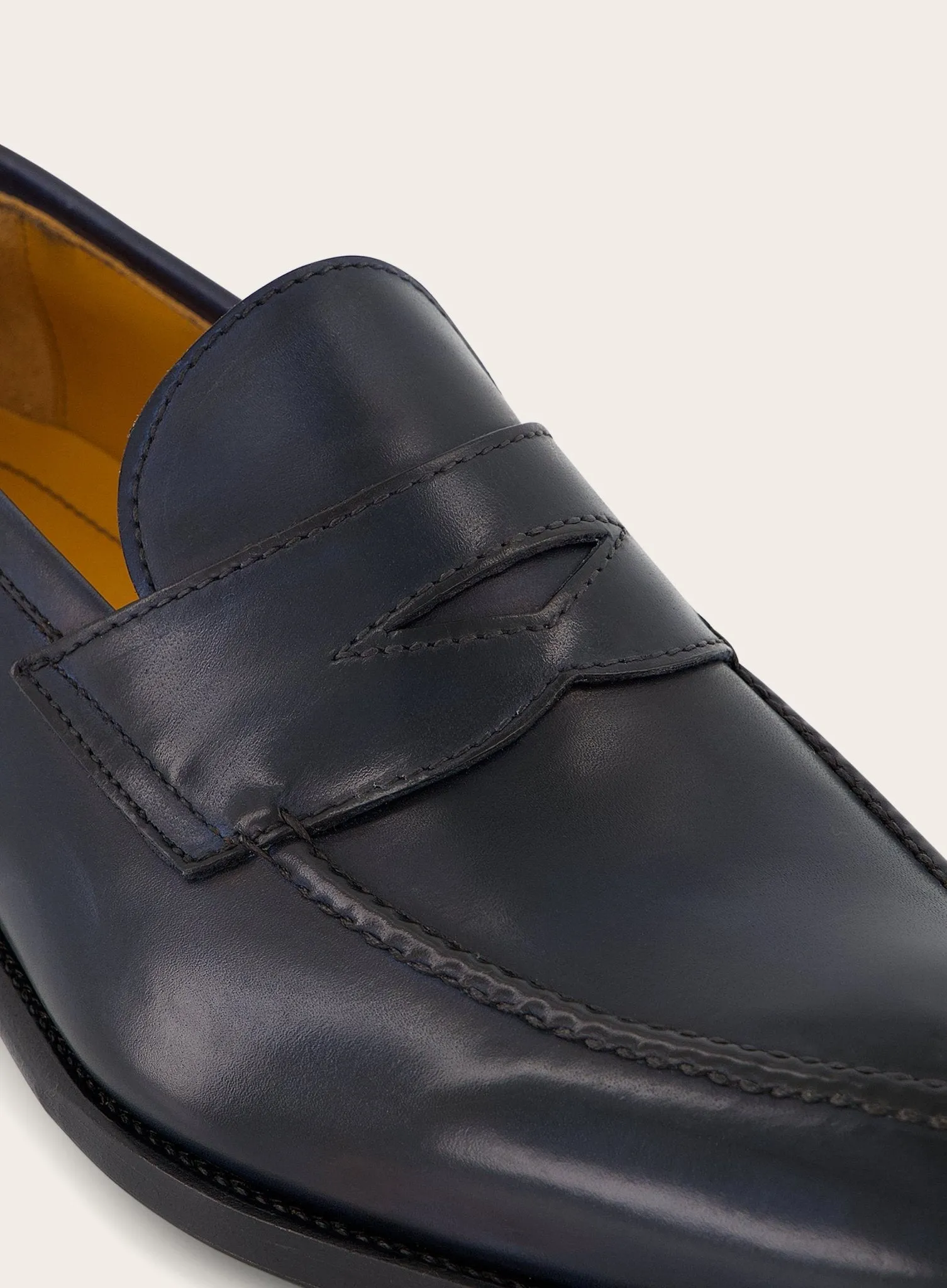 Principe penny loafers van leer
