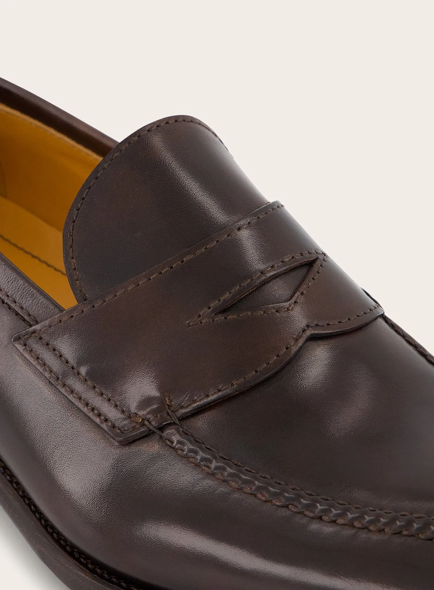 Principe penny loafers van leer