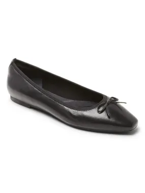 Rockport Womne's Total Motion Laylani Ballet Flat Black CI2234