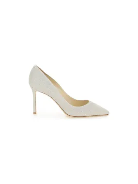 Romy 85 Glitter Leather Pumps