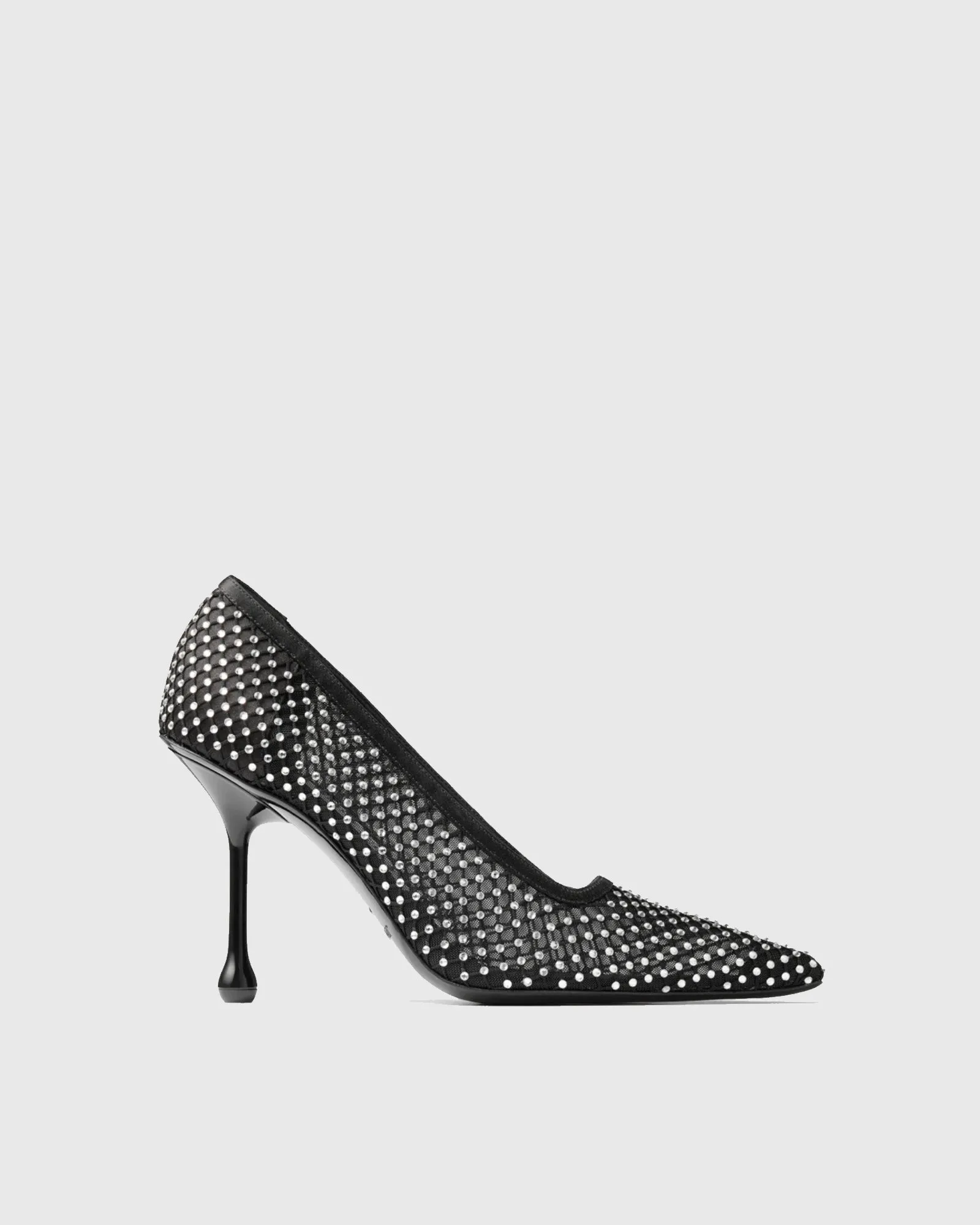 Sada Diamond Mesh Pumps In Black