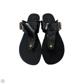 Sandals Flip Flops By Gianni Bini In Black, Size: 8