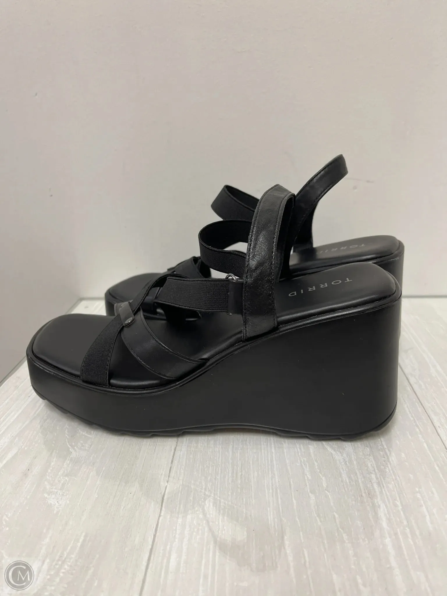 Sandals Heels Wedge By Torrid  Size: 9.5
