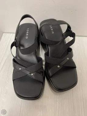 Sandals Heels Wedge By Torrid  Size: 9.5