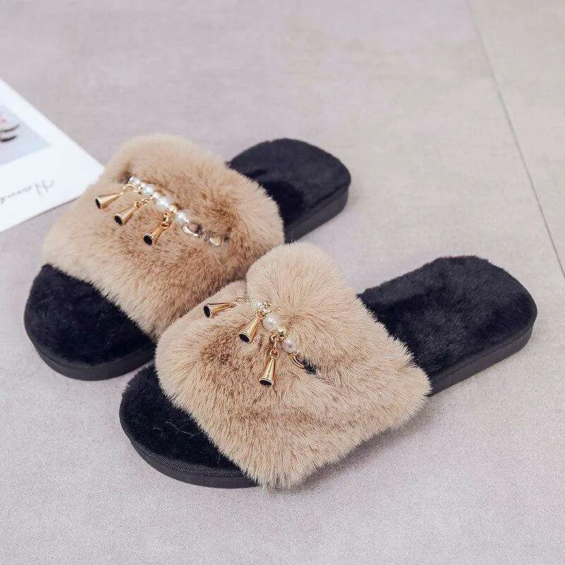 Soft Plush Fur Shoes