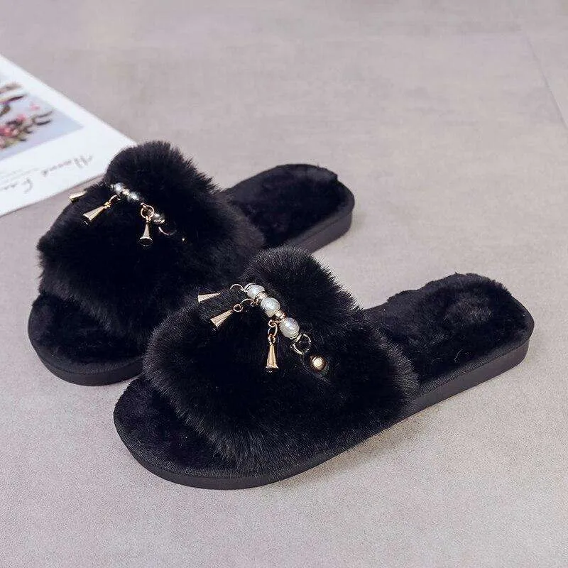 Soft Plush Fur Shoes