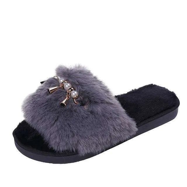 Soft Plush Fur Shoes