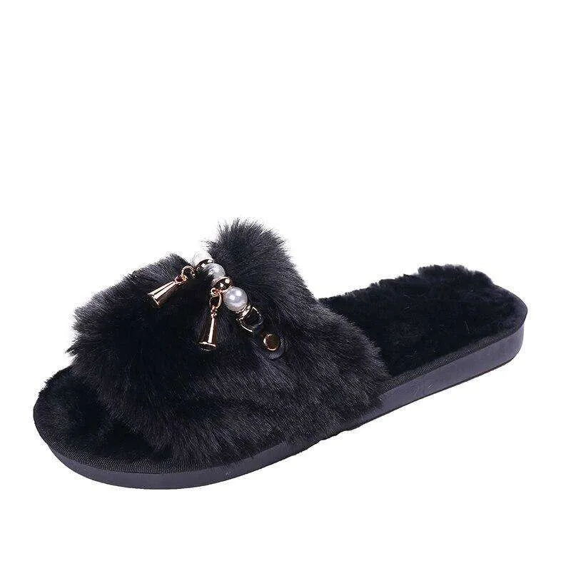 Soft Plush Fur Shoes