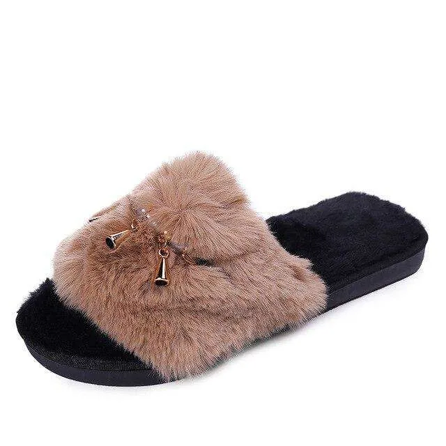 Soft Plush Fur Shoes