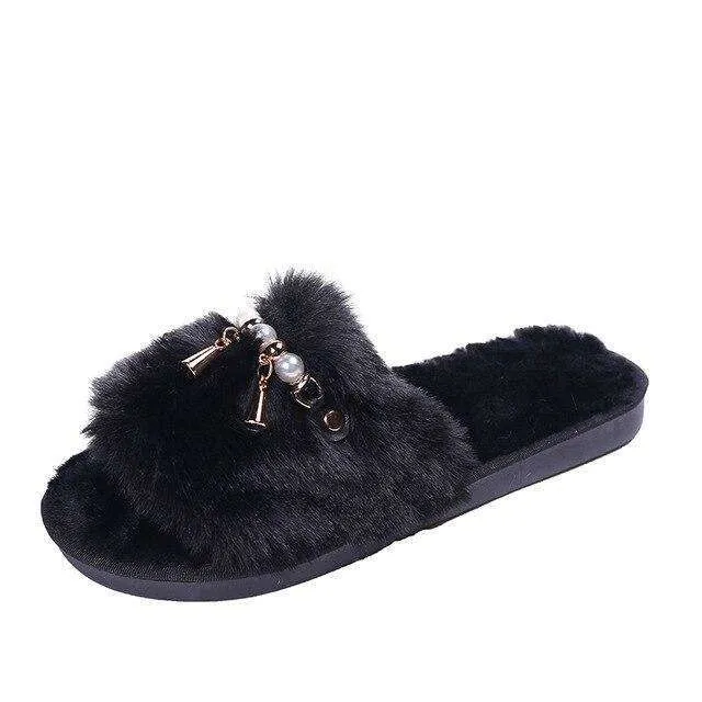 Soft Plush Fur Shoes