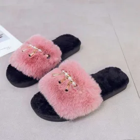 Soft Plush Fur Shoes