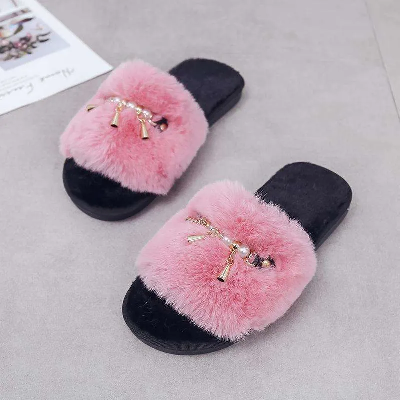 Soft Plush Fur Shoes