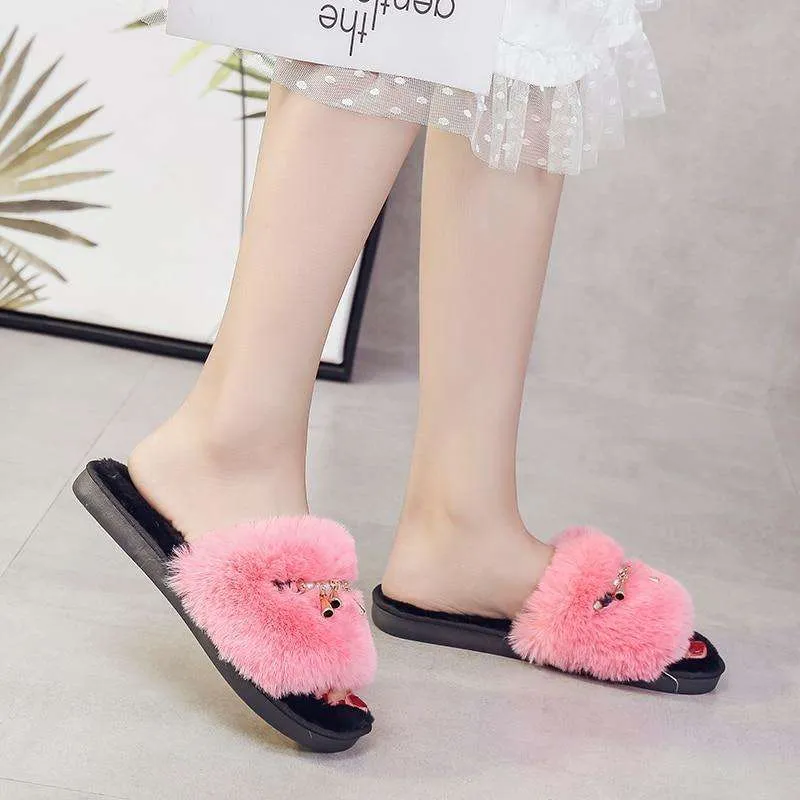 Soft Plush Fur Shoes