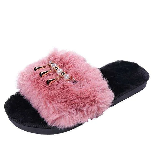 Soft Plush Fur Shoes