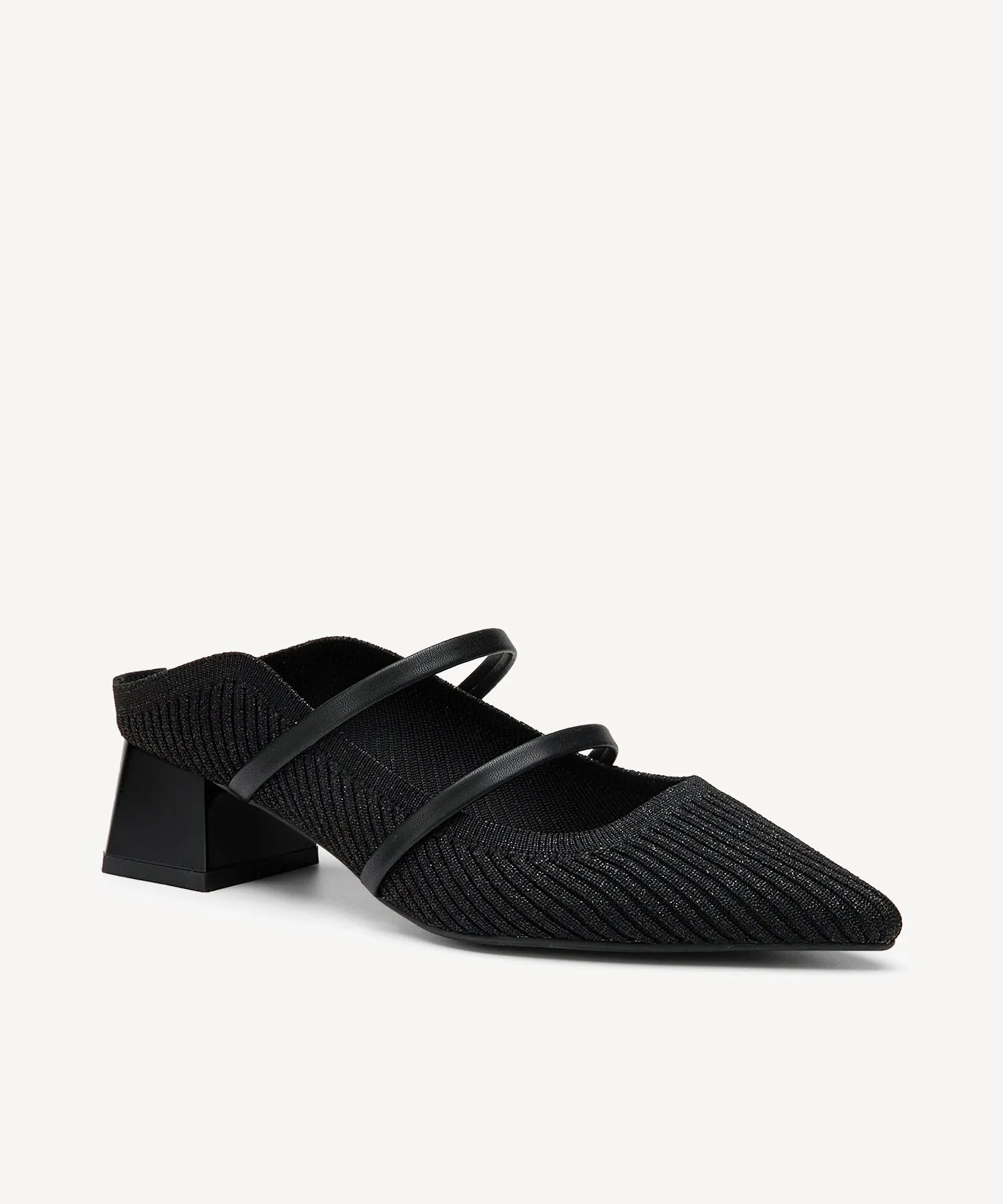 SoftWave Cut Out Block Heeled Mules leopard
