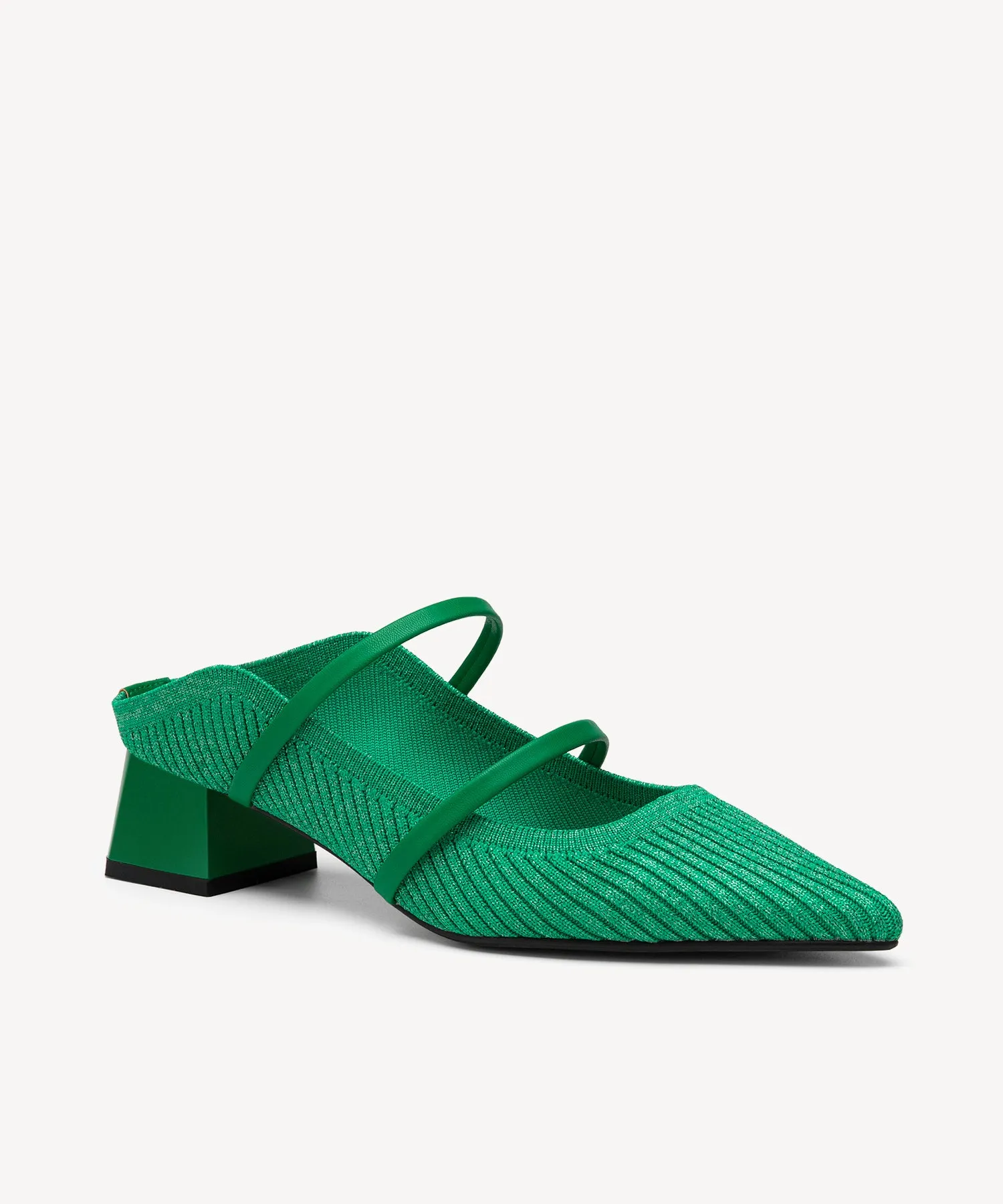 SoftWave Cut Out Block Heeled Mules leopard