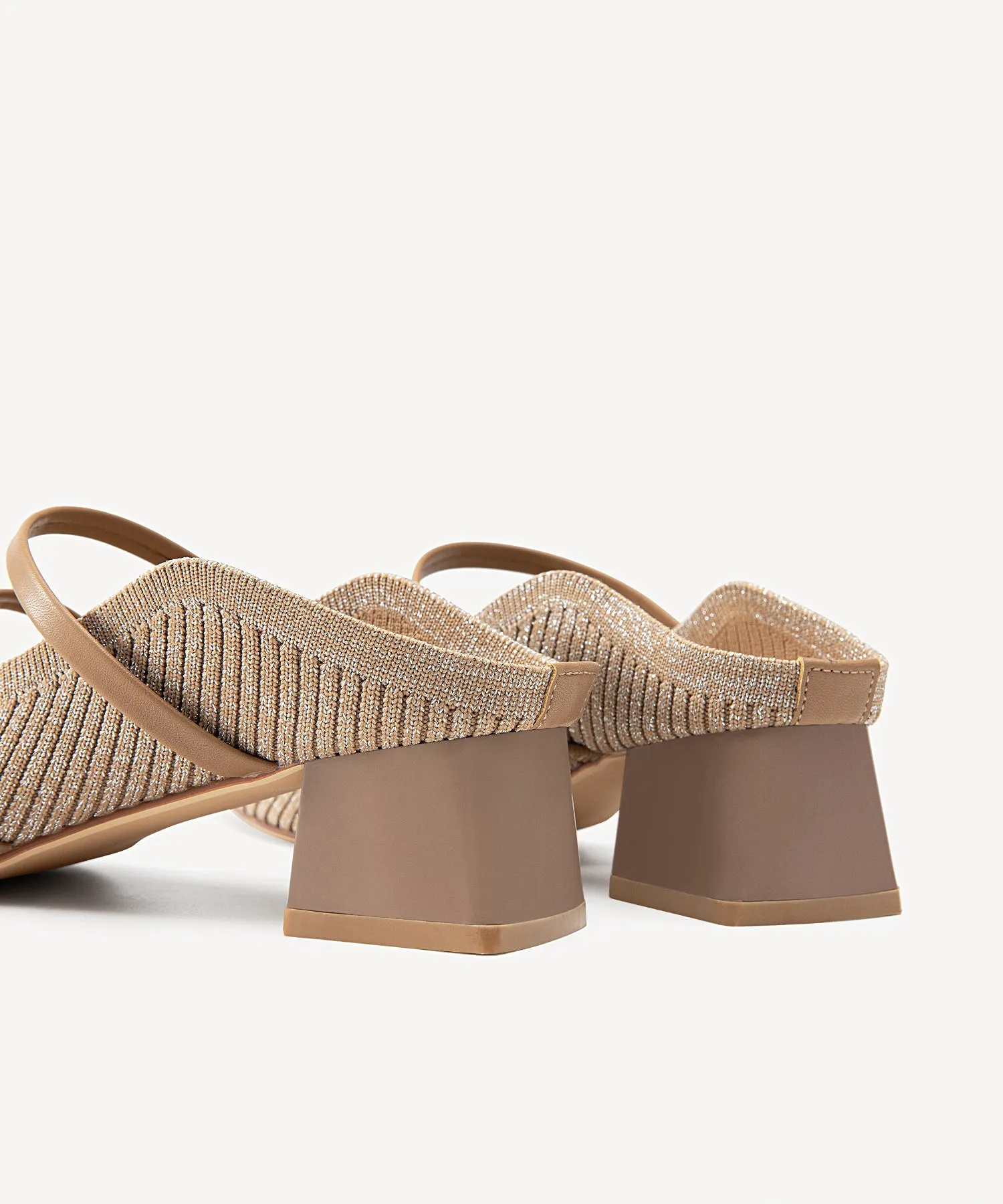 SoftWave Cut Out Block Heeled Mules leopard