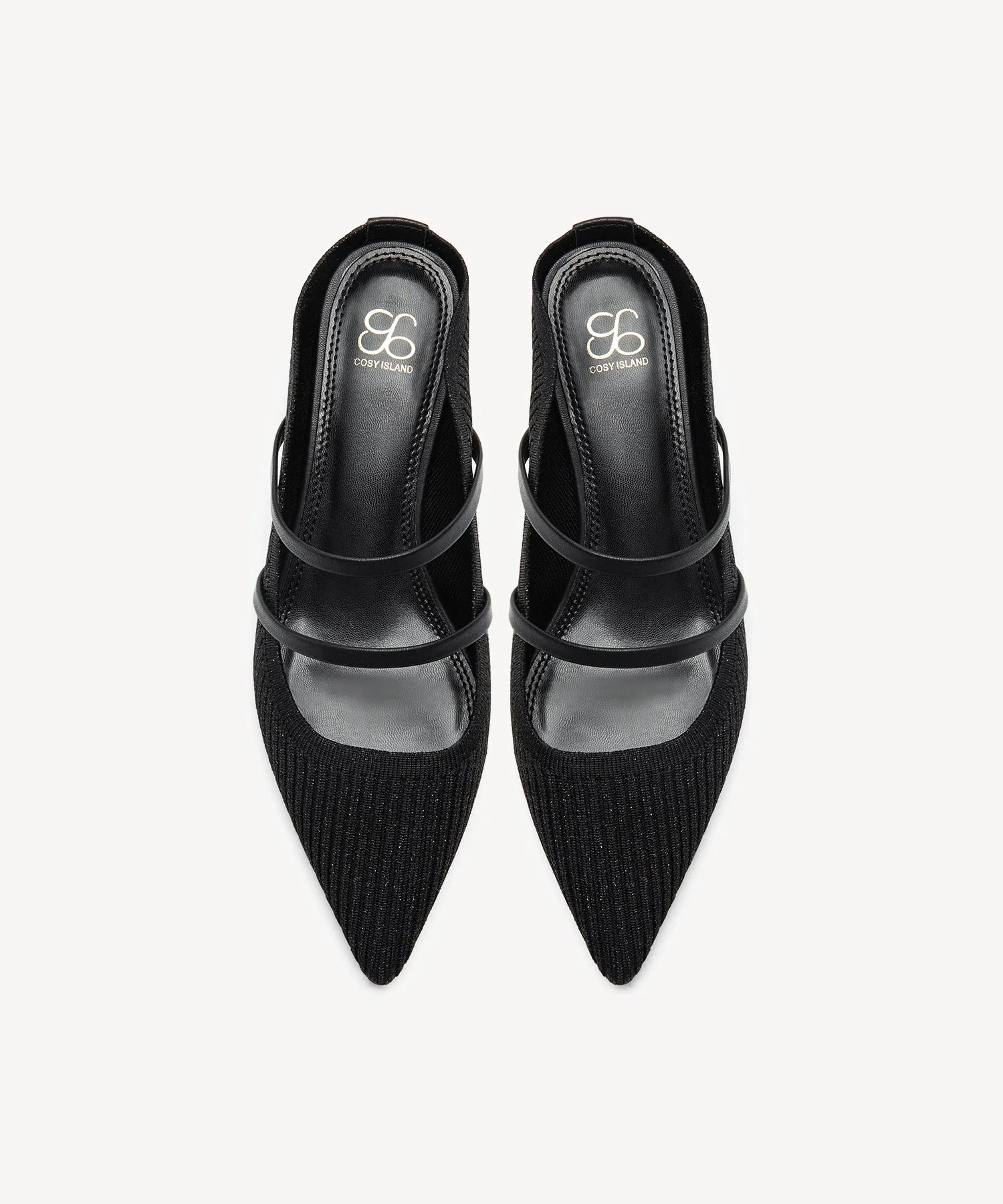 SoftWave Cut Out Block Heeled Mules leopard