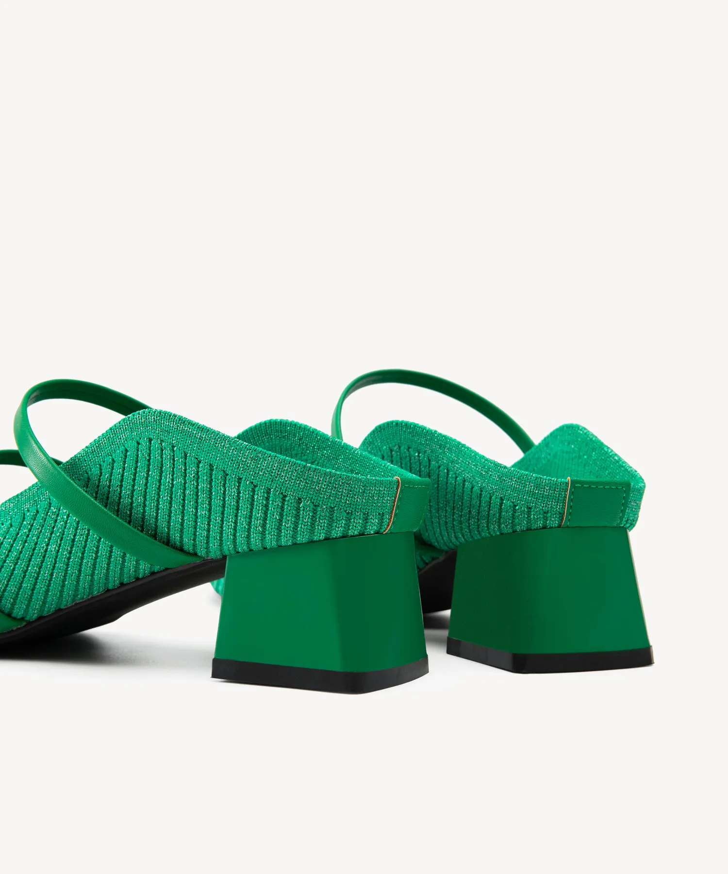 SoftWave Cut Out Block Heeled Mules leopard