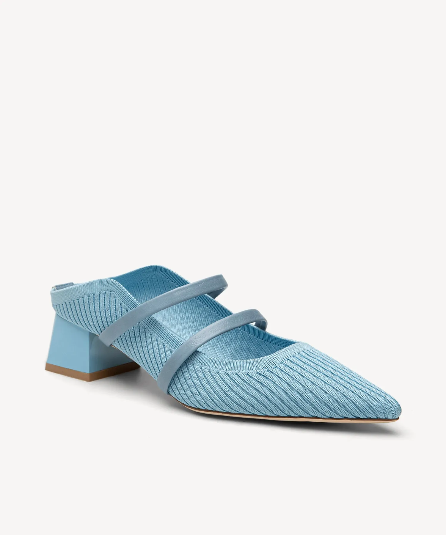 SoftWave Cut Out Block Heeled Mules leopard