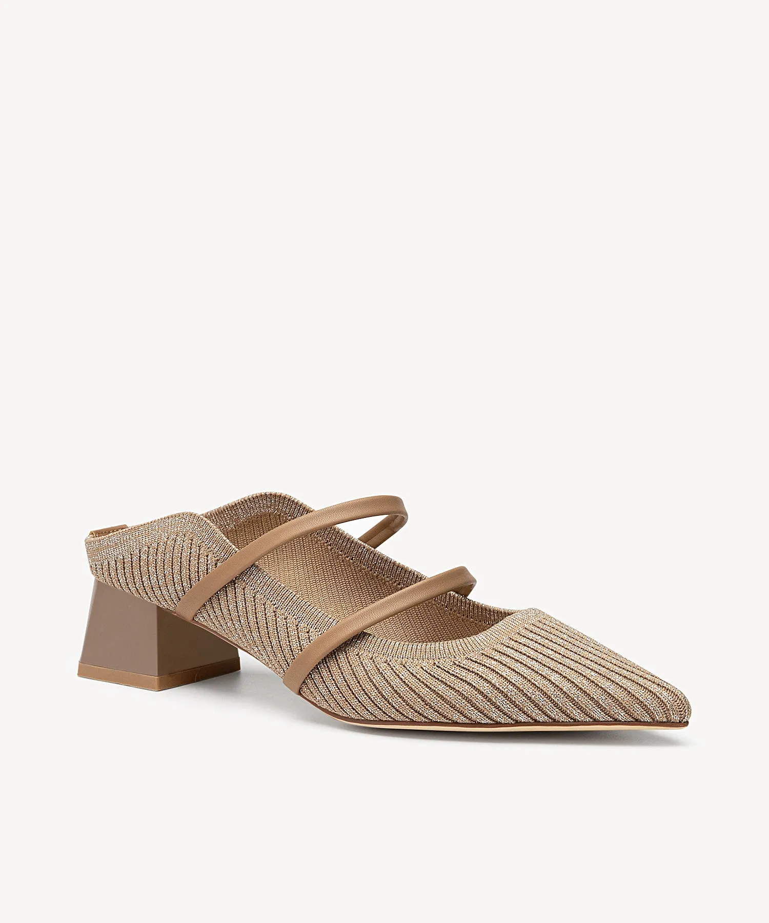 SoftWave Cut Out Block Heeled Mules leopard