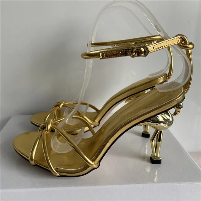 Unique Flamingo Strange High Heel Sandals
