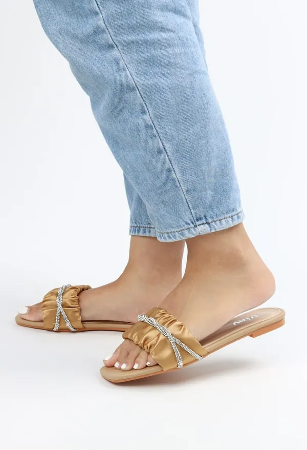 Viny - Women's Satin Bling Flats
