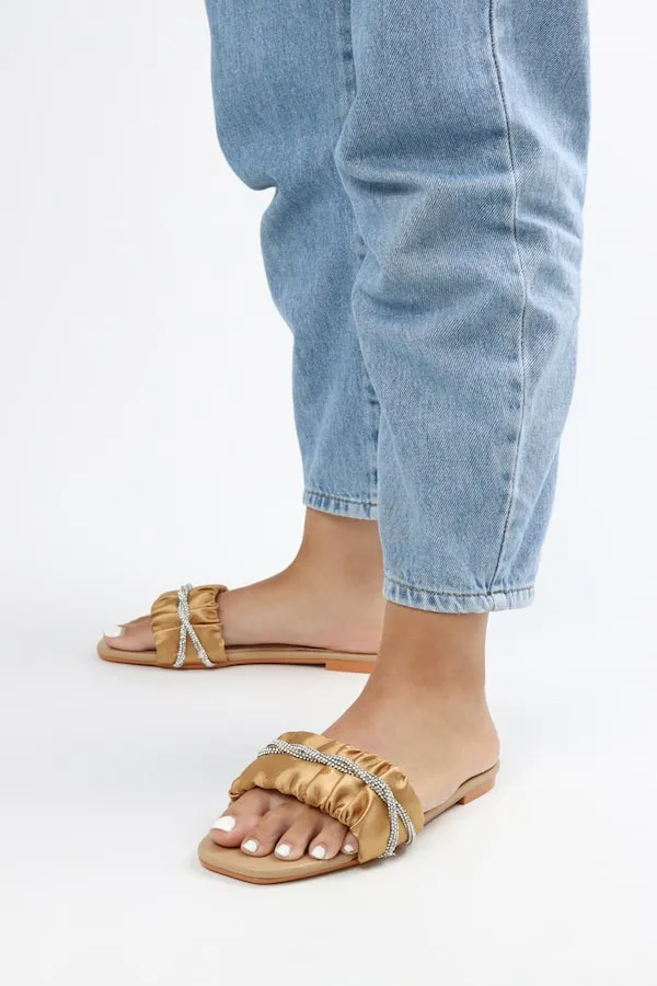 Viny - Women's Satin Bling Flats