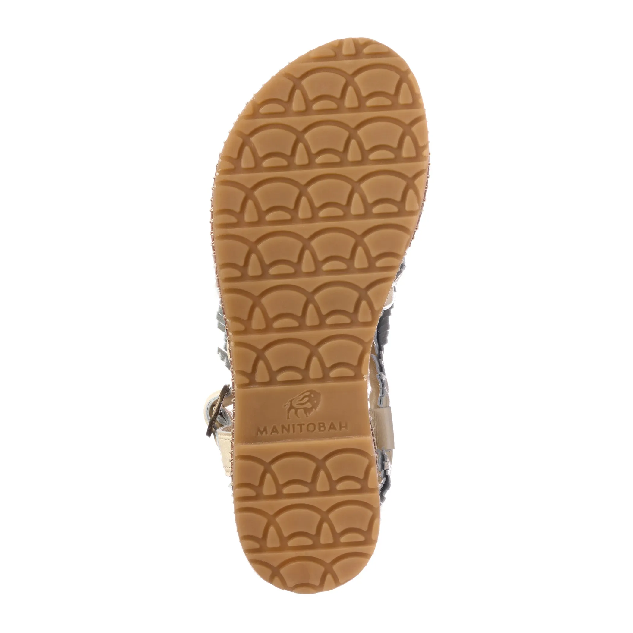 Wasaga Fringe Sandal - Cream LAST ONE SIZE 10