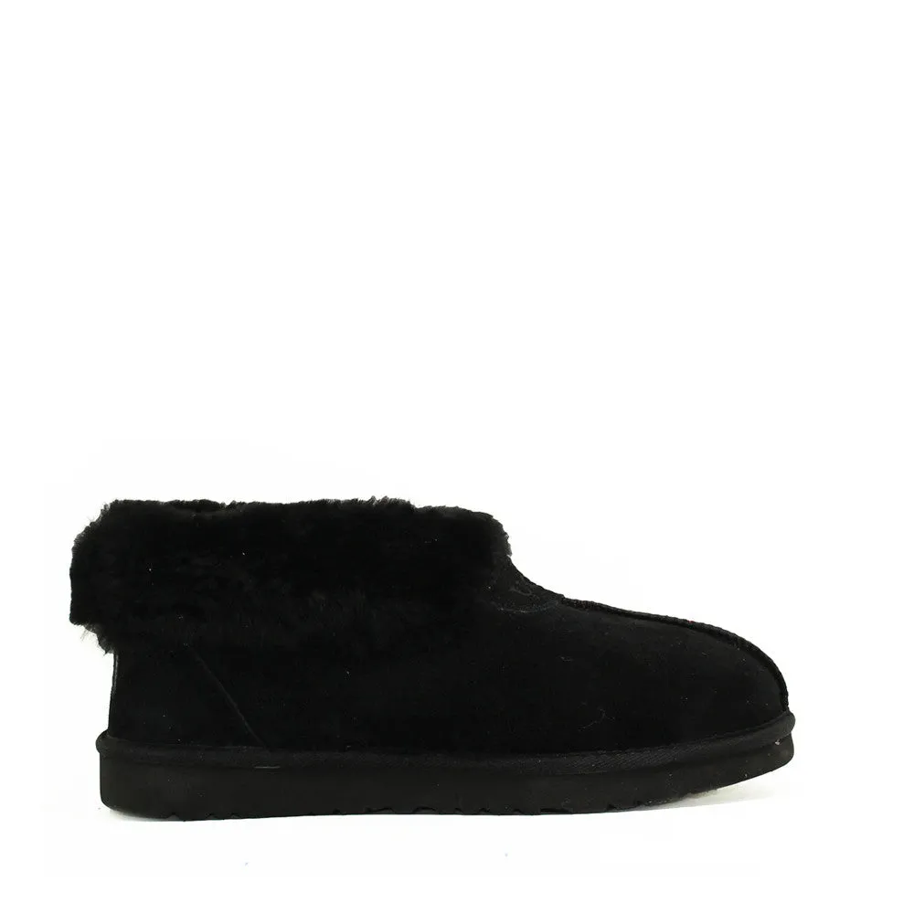 Wool Ugg Slippers - Black