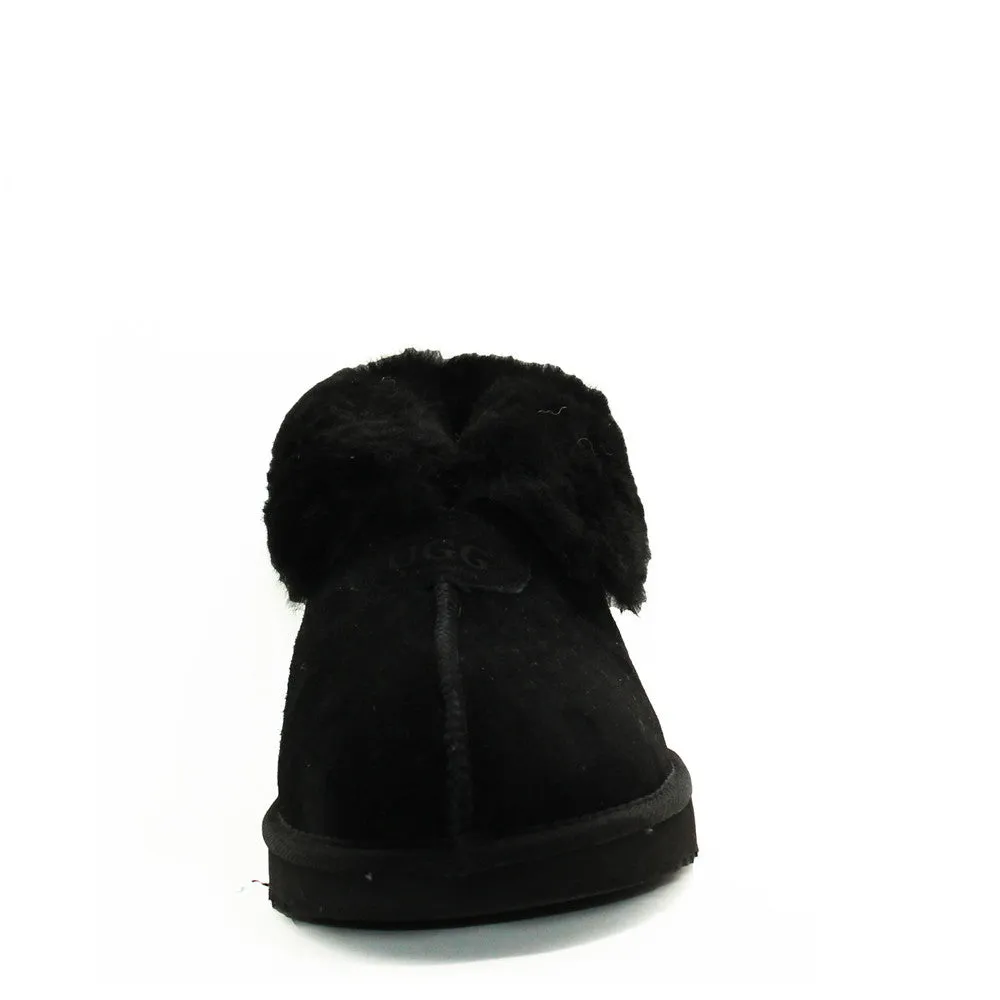 Wool Ugg Slippers - Black