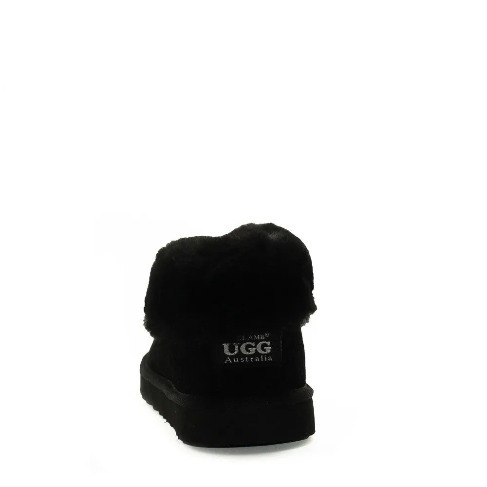 Wool Ugg Slippers - Black